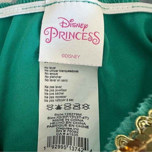 Disney Green and Gold Genie Halloween Costume - Picture 3 of 3